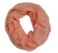 zarolo Damen Loop Schal Unifarben, leichter dünner Schlauchschal, Damen Halstuch Unifarben, Rundschal einfarbig aus leichet Viskose