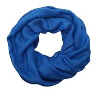zarolo Damen Loop Schal Unifarben, leichter dünner Schlauchschal, Damen Halstuch Unifarben, Rundschal einfarbig aus leichet Viskose