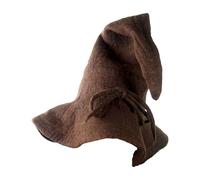 Zaubererhut aus Wolle - Braun