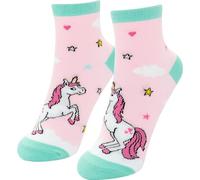 GRUSS & CO Kindersocken Zaubersocken Einhorn Unisex Größe 30-35 Mehrfarbig 74088