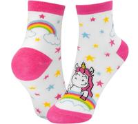 Zaubersocken Motiv "Einhorn": Kindersocken, figürlich gepresst