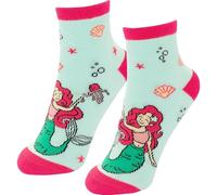GRUSS & CO Zaubersocken Motiv Meerjungfrau | Kindersocken, Größe 30-35, mehrfarbig | Geschenk Schultüte, Kindergeburtstag | 74089