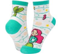 GRUSS & CO Kindersocken Motiv "Meerjungfrau" | Zaubersocken, Größe 30-35, mehrfarbig | Geschenk Schultüte, Kindergeburtstag | 48825