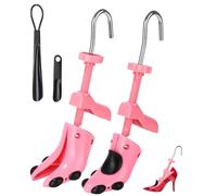 Zawaer Schuhspanner, 2Stück Schuhspreizer Herren Und Damen,4-Wege Shoe Stretcher,Schuhe Dehnen,Schuhweiter Kunststoff & Metall Schuhdehner,Für Einstellbare Länge Und Breite Schuhweiter Mit Schuhlöffel