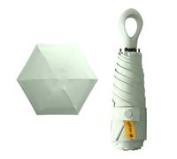 ZBHDEYG 1 stück Mini-Taschenschirm, UV-Schutz für den Außenbereich, tragbarer Sonnenschirm, leichter Sonnenschirm, Taschenschirm