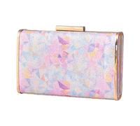 ZBIianxer Damen Clutch Tasche, Abendtasche, Regenbogen Abendhandtasche, Damen Party Hochzeits Clutch Geldbörse, Kette, Schulter Crossbody Taschen, Damen Abendtaschen