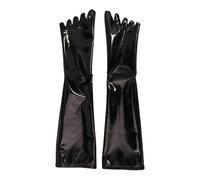 ZBIianxer Fünf Zehen getrennte Socken aus elastischem Kunstleder für Damen, atmungsaktiv, Wet Look, glänzendes Finish, Nachtclub Strümpfe, glänzende formelle Freizeitsocken