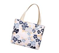 ZBIianxer Modische Tasche mit Blumenmuster und Tragegriff oben, Damen Handtasche aus, multifunktionales Design mit viel Stauraum, Tragetasche aus für leichten Shopper, geräumiger Tragegriff