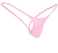 ZC8bdbd Herren Sissy Panties Femboy Kleidung Tangas Unterwäsche G-String Jockstrap Dessous, Pink, X-Large