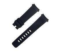 ZCCZJS 22mm gebogenes Ende Schnellveröffentlichungsband für IWC -Gurt Aquatimer Family Fluoro Gummi -Uhrband -Armband