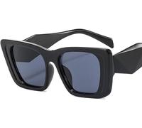 ZCCZJS Cat's Eye Large Frame Sonnenbrille Modebox Retro -Sonnenbrille für Männer und Frauen