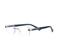 ZCCZJS Kleine rechteckige randlose Sonnenbrille Männer Luxus rahmenlose Sonnenbrille Schatten