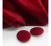 ZCHNB 10 Stück 10-28 mm goldfarbener Samt, runde Stoffknöpfe, mit Stoff überzogen, Samtknöpfe mit Metallschaft, Knöpfe für Kleidung, Basteln, Nähen