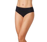 ZD ZERO DEFECTS | Hohes Aurora-Höschen | Bio-Baumwolle | Atmungsaktivität und Komfort Plus | Größe: M - Farbe: Schwarz