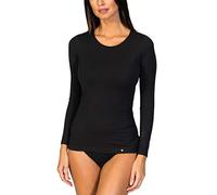 ZD Zero Defects | Langarm-Unterhemd für Damen | Atmungsaktives und bequemes Sojagarn | Größe: M - Farbe: Schwarz