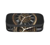 ZDFHKYDY Coral Reef Große Kapazität Büro Federmäppchen für Erwachsene, tragbare Schreibwarentasche für Stifte, Marker und Zubehör - 21 x 9,5 x 5 cm, Uhrengetriebe, Einheitsgröße, Taschen-Organizer