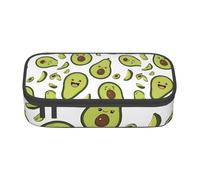 ZDFHKYDY Coral Reef Große Kapazität Büro Federmäppchen für Erwachsene, tragbare Schreibwarentasche für Stifte, Marker und Zubehör - 21 x 9,5 x 5 cm, Cartoon-Birnen, Einheitsgröße, Taschen-Organizer