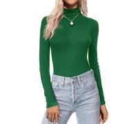 Zeagoo Rollkragenpullover Damen Langarm Dünne Rollkragenshirt Thermo Rolli | Rollkragen Langarmshirt｜Unterziehrolli für Winter/Herbst｜Turtleneck Shirt｜Geeignet für Freizeit/Alltag/Büro/Party｜XS-XXL