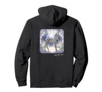 Zebra Baby stehend auf der Bühne: Tansania Wildlife Design Pullover Hoodie