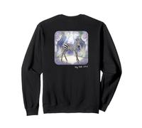 Zebra Baby stehend auf der Bühne: Tansania Wildlife Design Sweatshirt