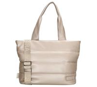 ZEBRA trends - Shopper Damen groß mit Reißverschluss - Schultertasche mit abnehmbarem verstellbarem Schultergurt - Umhängetasche - geteiltes Innenfach & Fronttasche - Sekt