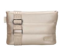 ZEBRA trends - Shopper Damen groß mit Reißverschluss - Schultertasche mit abnehmbarem verstellbarem Schultergurt - Umhängetasche - geteiltes Innenfach & Fronttasche - Sekt