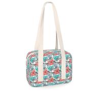 Zebras Hibiscu Palm kleine Sporttasche, Zebras Mini-Sporttasche, leicht, lässig, Reisen, Sport, Organizer, Tasche für Kinder, Mädchen, Jungen, Damen, Herren