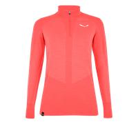 Zebru Responsive Half-Zip Damen (Langarmshirt) - Salewa 6080 fluo coral IT 44/ DE 38