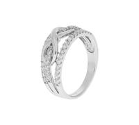 Zeeme - Ring 925/- Sterling Silber Zirkonia weiß Ringe 1 ct Damen