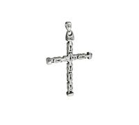 Zeeme Basic Anhänger Silber 925 Kreuz-Motiv Königskette poliert 75mm Einheitsgröße