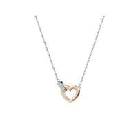 Zeeme Collier 925/- Sterling Silber Zirkonia weiß mehrfarbig Damen
