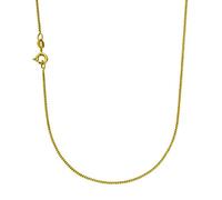 Zeeme Basic Damen Halskette 925/- Sterling Silber 45cm vergoldet gelb 025250017-45-V1