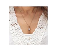 Kette mit Anhänger ZEEME "Silber 925 rosé-vergoldet 45cm lang mit weißem Zirkonia-Stein", rot, Halsketten, Damen, 45cm, Silber 925 (Sterlingsilber), L: 45 B: 12mm, glänzend, B:12mm (40213010-0) rot