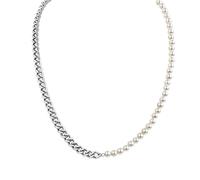 Zeeme Collier Edelstahl weiß Damen