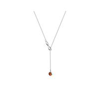 Zeeme Gemstones Collier 925/- Sterling Silber Bernstein Einheitsgröße