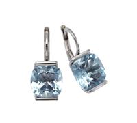 Zeeme Gemstones Ohrringe 925 Silber mit Blautopas (beh.) Einheitsgröße