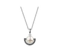 Zeeme Pearls Anhänger mit Kette 925/- Sterling Silber Süßwasserperle Einheitsgröße