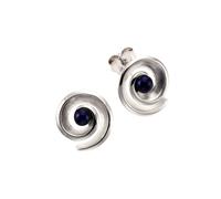 Zeeme Paar Ohrstecker »925/- Sterling Silber Perle schwarz«, Süßwasserzuchtperle