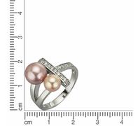 Ring 925/- Sterling Silber Zirkonia weiß Glänzend ZEEme weiß 52 (Artikelnummer: 3S928/60X52)