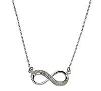 Collier 925/- Sterling Silber Zirkonia weiß 45cm Glänzend ZEEme weiß 001 (Artikelnummer: 3R202/20X001)