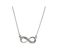 Collier 925/- Sterling Silber Zirkonia weiß 45cm Glänzend ZEEme weiß 001 (Artikelnummer: 3R202/20X001)