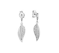 Zeeme Silber Ohrringe Silber 925 mit Zirkonia weiß Einheitsgröße