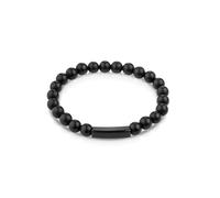 Zeeme Stainless Steel Armband Edelstahl/PVD schwarz Einheitsgröße