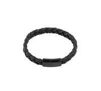 Zeeme Stainless Steel Armband Edelstahl/PVD schwarz Einheitsgröße
