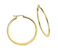 Zeeme Stainless Steel Damen Ohrringe Edelstahl 3,9cm Glänzend ohne gelb 389010001G