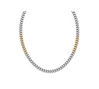 Zeeme Stainless Steel Kette Edelstahl 2-farbig Einheitsgröße