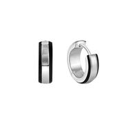 Zeeme Stainless Steel Klappcreolen Edelstahl glanz/matt Ø 13 mm Einheitsgröße