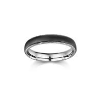 Fingerring ZEEME "Edelstahl matt/glanz" Gr. 62, mehrfarbig, Fingerringe, Damen, 062 (19,7), Edelstahl, Fingerring (18480945-62) mehrfarbig