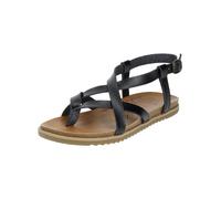 Zehentrenner BLOWFISH "Blowfish Zehensteg Lederimitat", Damen, Gr. 37, schwarz, Lederimitat, Schuhe Zehentrenner (27888228-37)