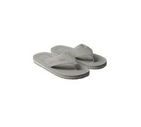 Zehentrenner CALVIN KLEIN "CITY THONG SLIDE", Herren, Gr. 43, hellgrau, Textil, unifarben, Basic, Schuhe Zehentrenner, Strandschuh, Pool Slides, Badeschuh, Flat mit Logo (40442114-43) hellgrau